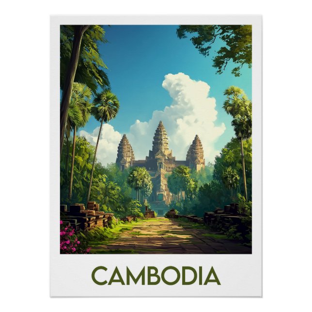 Póster Poster Cambodia (Frente)