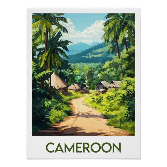 Póster Poster Cameroon (Frente)