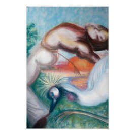 Póster Poster : Cappuera with a Crane