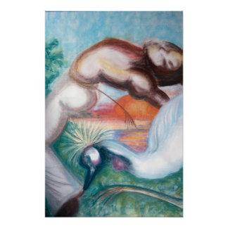 Póster Poster : Cappuera with a Crane