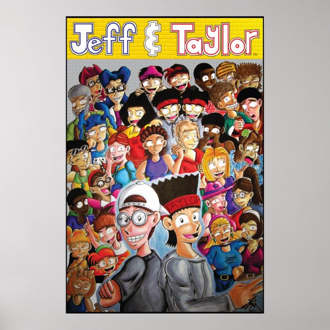 Póster Poster: Caracteres principais (Frente)