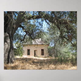 Póster Poster: Casa abandonada em 46 W em Paso Robles
