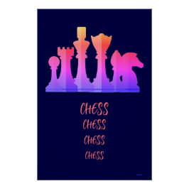 Póster Poster Chess