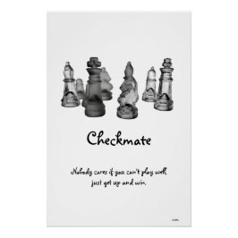 Póster Poster Chess Checkmate