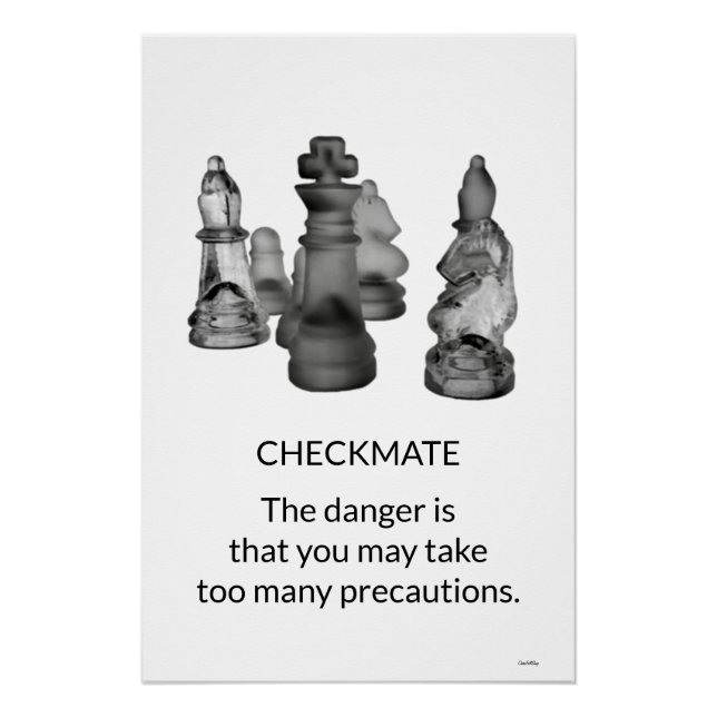 Póster Poster Chess Checkmate (Frente)