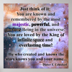 Poster Poster: Citação de Uchtdorf