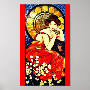 Póster Poster-Clássico/Alphonse Mucha 110