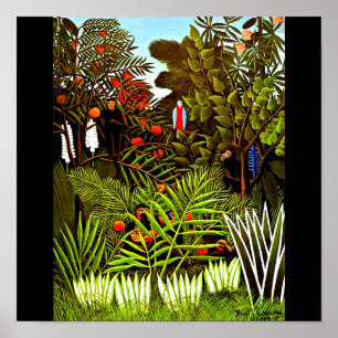 Póster Poster-Clássico/Henri Rousseau 25
