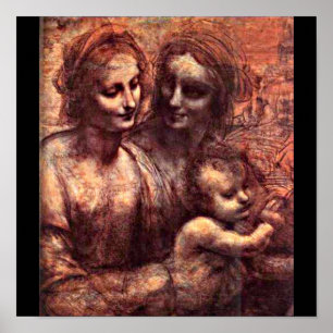 Poster Poster-Clássico/Leonardo da Vinci 1