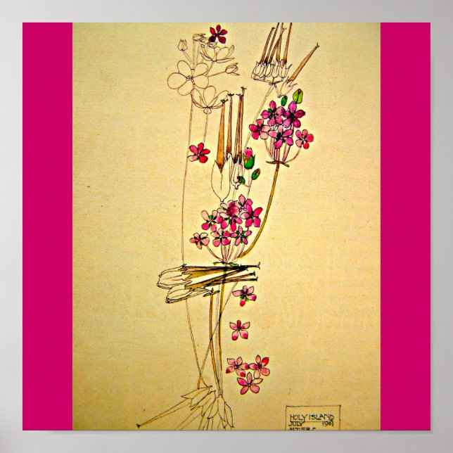 Poster Poster/Clássico/Vintage-Charles Rennie Mackintosh  (Frente)