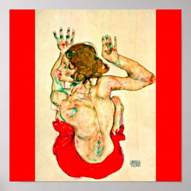 Poster Poster-Clássico/Vintage-Egon Schiele 32 (Frente)