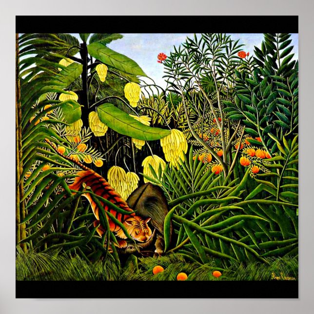 Póster Poster-Clássico/Vintage-Henri Rousseau 13 (Frente)