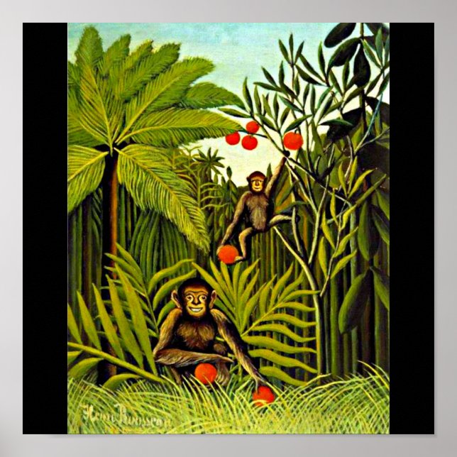 Póster Poster-Clássico/Vintage-Henri Rousseau 22 (Frente)