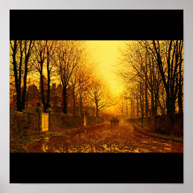 Póster Poster-Clássico/Vintage-John Atkinson Grimshaw 15 (Frente)