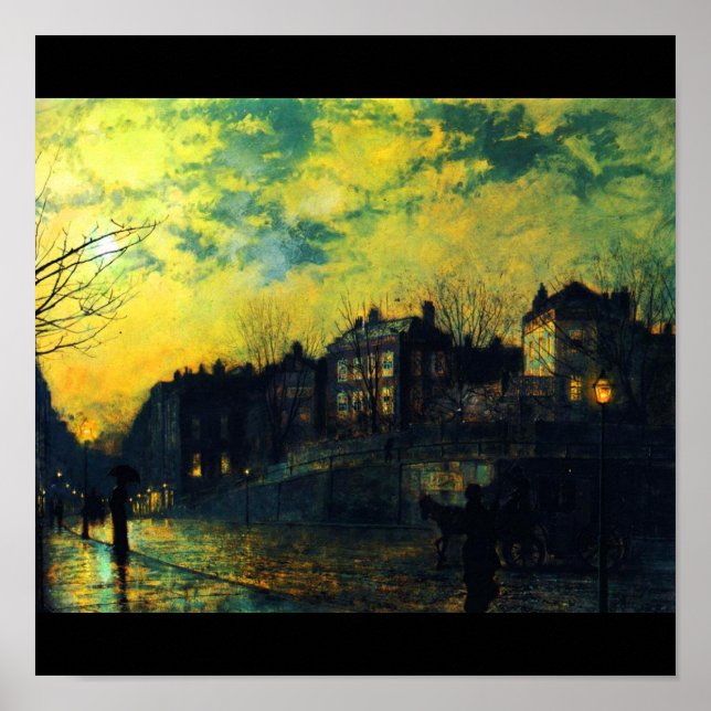 Poster Poster-Clássico/Vintage-John Atkinson Grimshaw 32 (Frente)