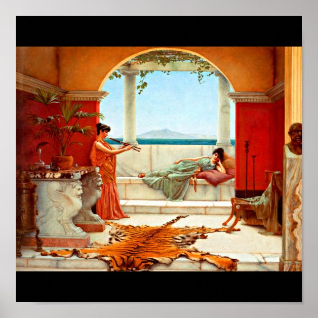 Póster Poster-Clássico/Vintage-John William Godward 13 (Frente)