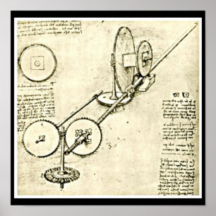 Poster Poster/Clássico/Vintage-Leonardo da Vinci 16