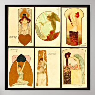 Poster Poster-Clássico/Vintage-Raphael Kirchner 25