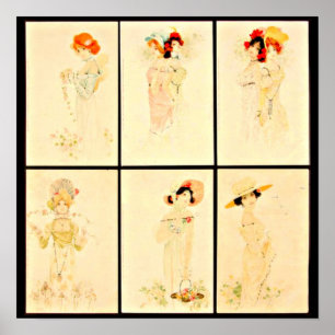 Poster Poster-Clássico/Vintage-Raphael Kirchner 30