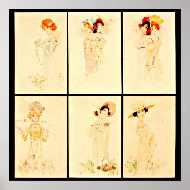 Poster Poster-Clássico/Vintage-Raphael Kirchner 30 (Frente)