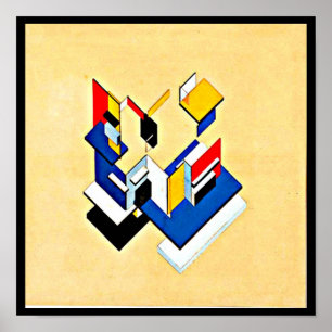 Póster Poster-Clássico Vintage-Theo Van Doesburg 20