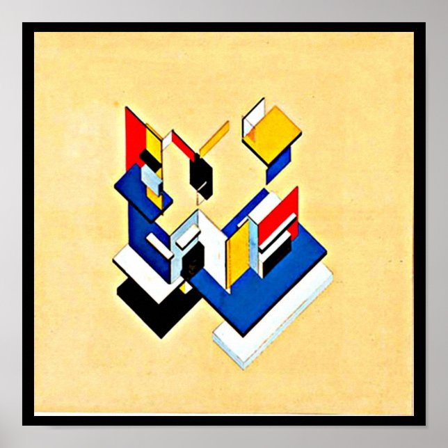 Póster Poster-Clássico Vintage-Theo Van Doesburg 20 (Frente)