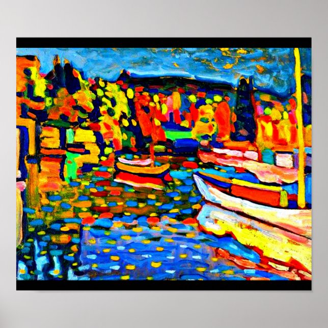 Póster Poster-Clássico/Vintage-Wassily Kandinsky 13 (Frente)