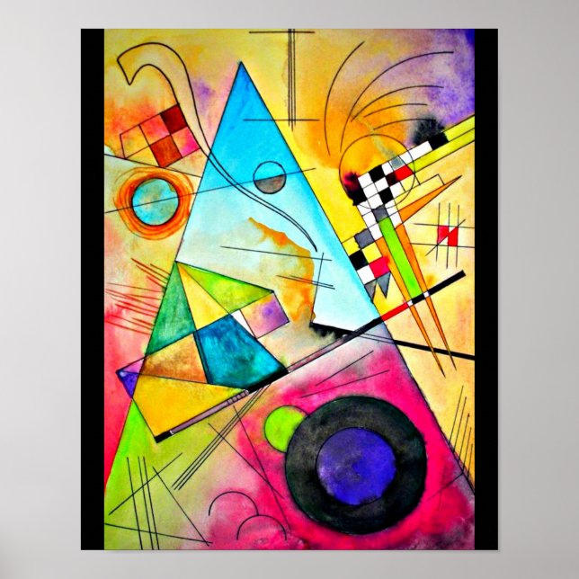 Poster Poster-Clássico/Vintage-Wassily Kandinsky 15 (Frente)