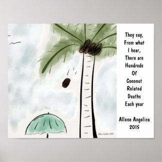 Póster Poster-Coconut Woes