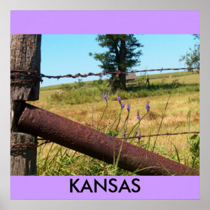 Póster Poster/colinas de Kansas/sílex