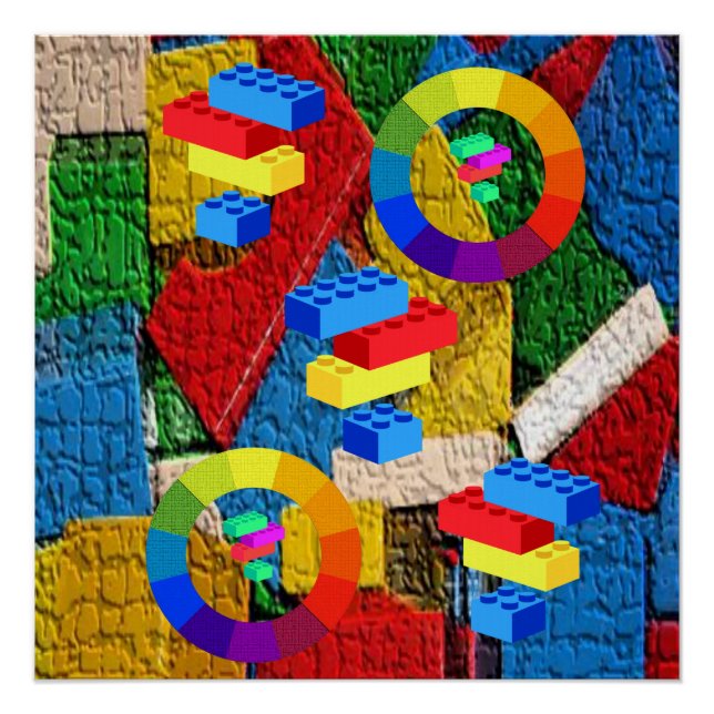 Póster Poster colorido (Frente)