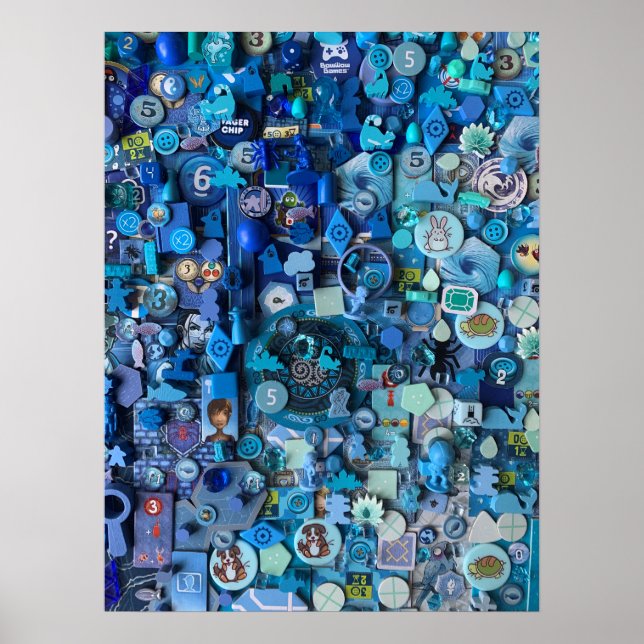 Poster Poster: Componentes dos jogos azuis do Conselho (Frente)