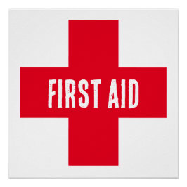 Póster Poster - Cruz Vermelha de Primeiros Socorros