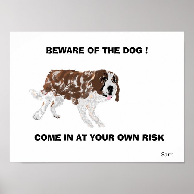 Poster Poster: Cuidado! (Frente)