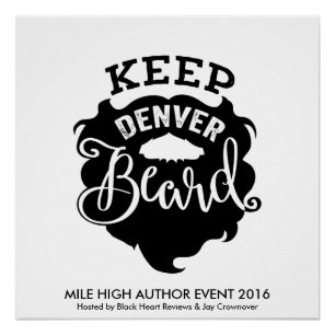 Póster Poster da barba de MHAE "mantenha Denver"