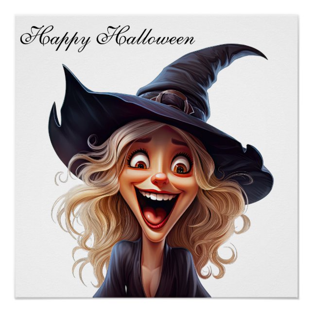 Póster Poster da Bruxa de Halloween (Frente)