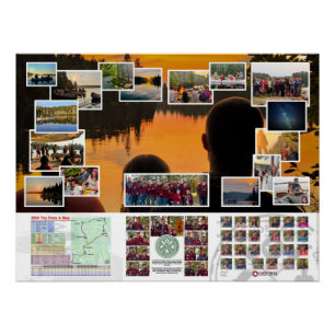 Póster Poster da Canoe Trails 2024 Trip canadiana