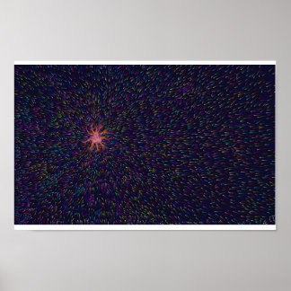 Poster Pôster da Dimensão Superior dos Universos