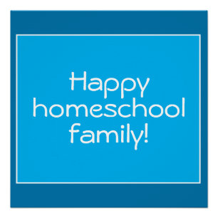 Póster poster da "Família Feliz de Homesescola"