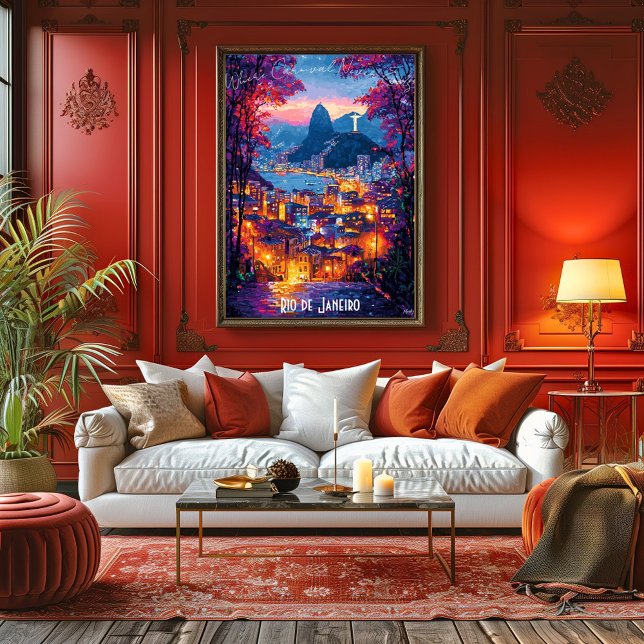 Poster Pôster da Paisagem Urbana da Cidade do Rio de Jane (Criador carregado)