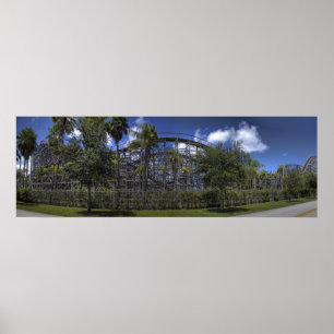 Poster "Poster da porta copos de madeira tropical"