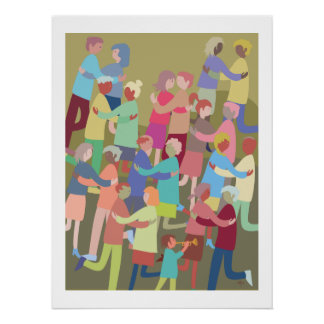 Póster poster dancing people