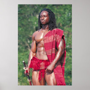 Poster Poster, David Adomah como "o Afrikan "