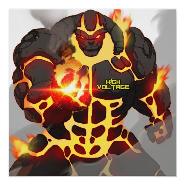 Póster Poster de alcatrão (Frente)