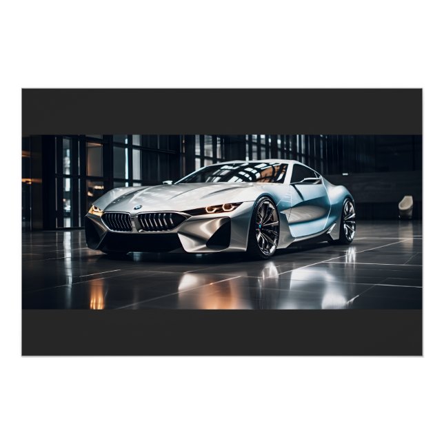 Póster Poster de Alumínio Race Futurístico - Alta Qualida (Frente)