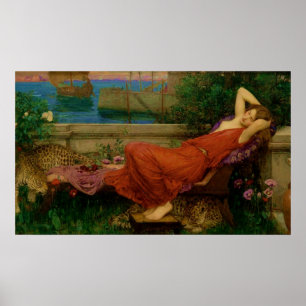 Poster Pôster de Ariadne por John William Waterhouse