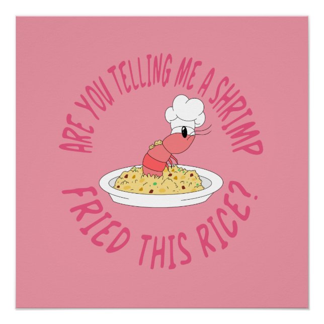 Póster Poster de arroz frito (Frente)