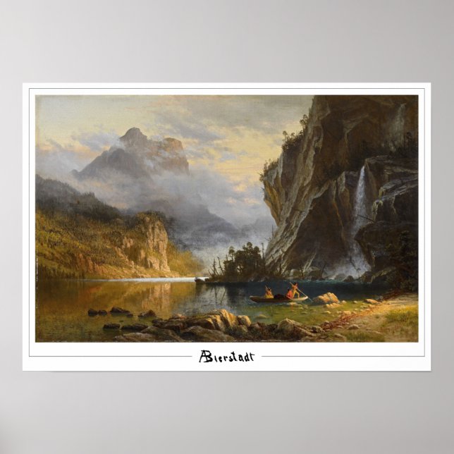 Poster Pôster de Arte Albert Bierstadt Zedign #108 (Frente)