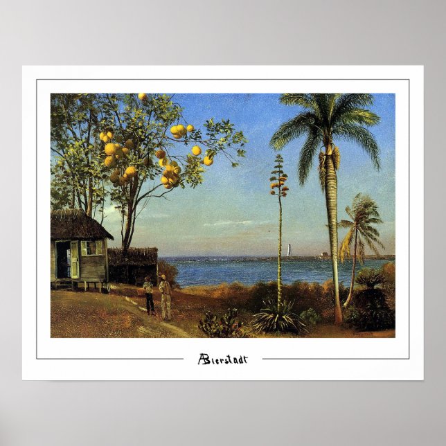 Poster Pôster de Arte Albert Bierstadt Zedign #196 (Frente)