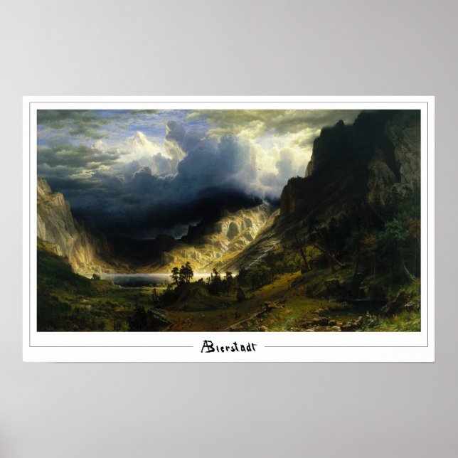 Poster Pôster de Arte Albert Bierstadt Zedign #60 (Frente)